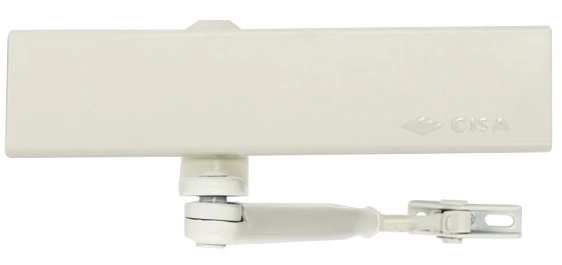 Доводчик дверной Cisa C1610.03.0.45 Professional Plus2 BC STD до 80 кг FIRE белый (37910) фото 2