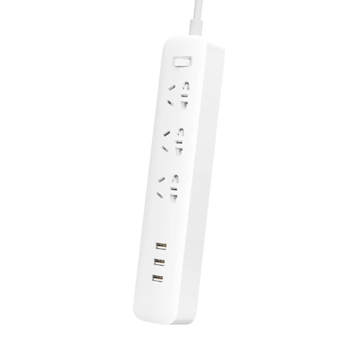 Подовжувач Xiaomi Mi Power Strip (3 розетки + 3 USB) 27W Fast Charge Xiaomi 13732