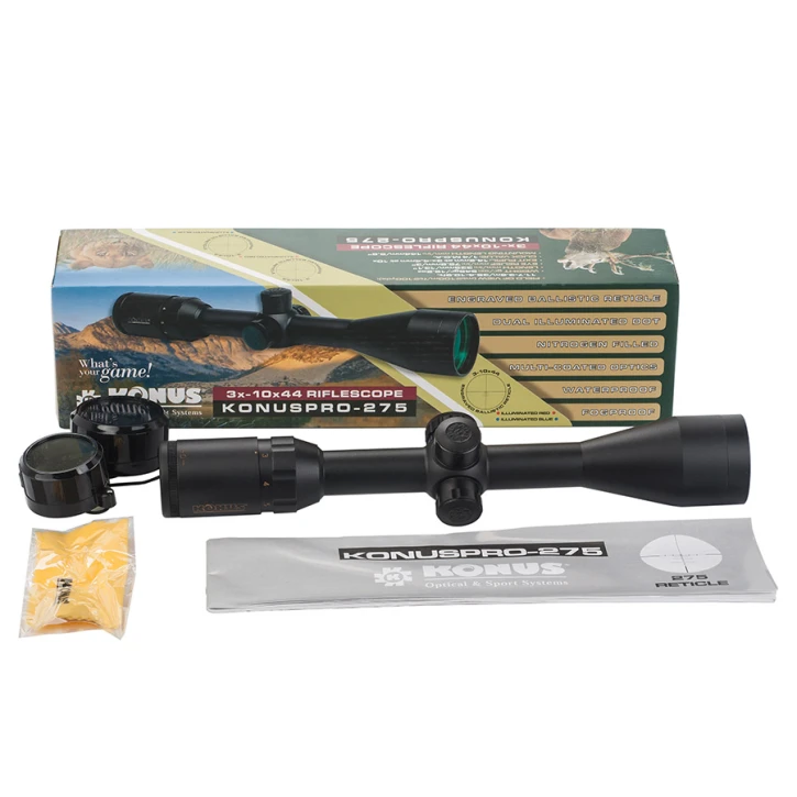 Оптичний приціл Konus KONUSPRO-275 3-10x44 Black (7279) фото 4
