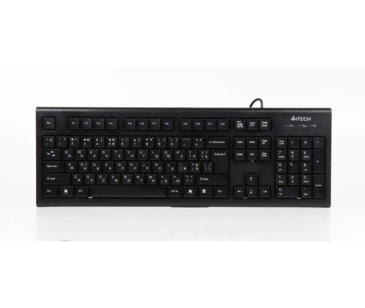 Комплект проводной клавиатура + мышь A4Tech KR-8372S Black фото 2