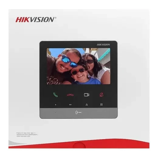 Відеодомофон Hikvision DS-KH6100-E1 Black фото 6