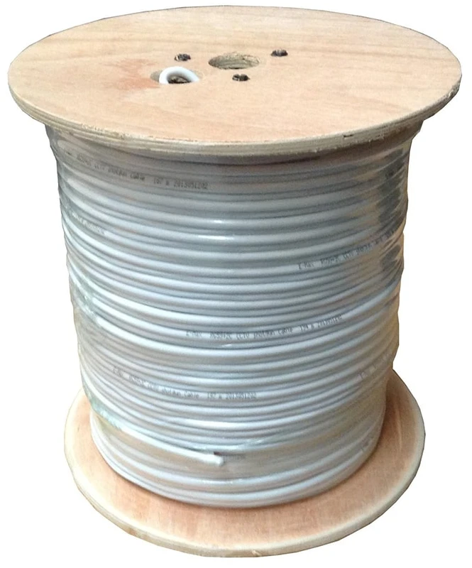 Кабель комбінований Eurosat RG-59 + 2х0.5мм, Мідь, In