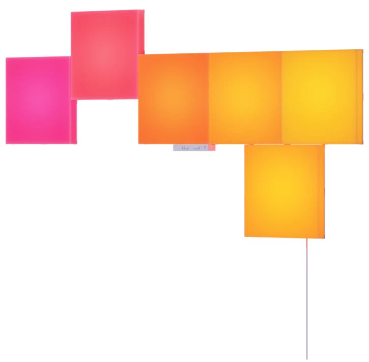 Умные световые панели Nanoleaf Blocks Squares Smarter Kit с поддержкой HomeKit и Matter - 6 шт. (N8100K02-6BS) фото 2