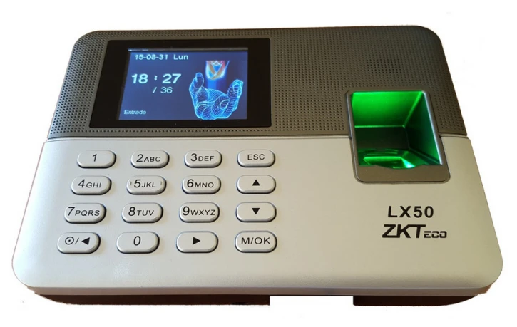 Биометрический терминал ZKTeco LX50 учета рабочего времени фото 2