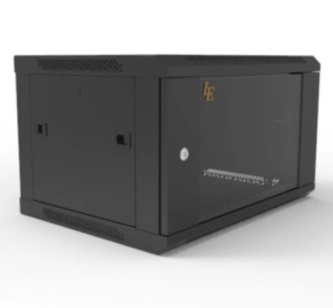 Шафа навісна Adtek DE-19" 9U-600-600 чорна (DE-9U-600-600-B) фото 4