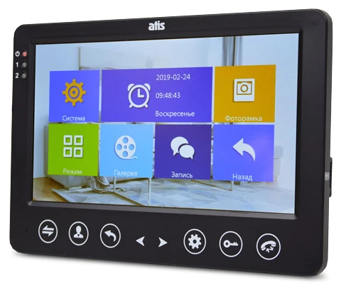 Відеодомофон Atis AD-720HD Black фото 2