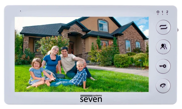 Відеодомофон SEVEN DP-7573 White