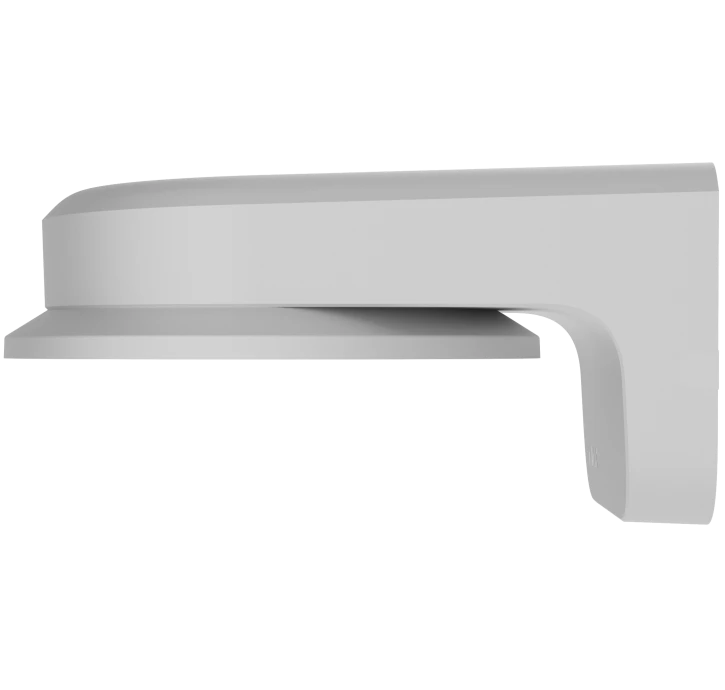Настінний кронштейн 174 мм для дротової IP-камери відеоспостереження. Має адаптер для камери з моторизованим варіофокальним обʼєктивом. Ajax MountCam A2 White (147753.371.WH1) фото 2