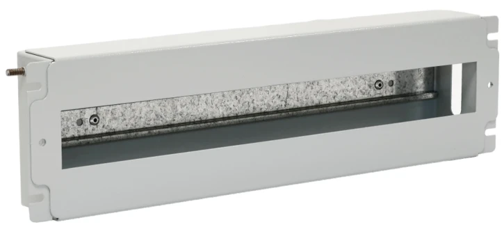 Панель CMS 19" 3U з DIN-рейкою, для 24-х автоматичних вимикачів Grey (UA-ASU3UXG)