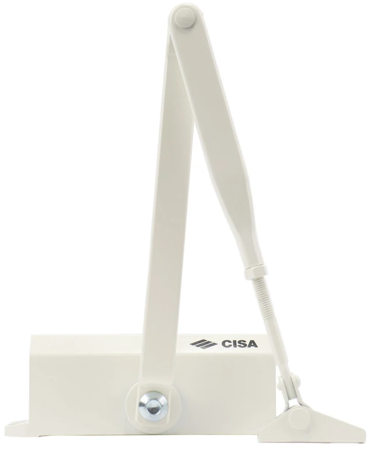Доводчик дверной Cisa 60460/60470.03.0.45 STD до 80 кг белый (36490) фото 4