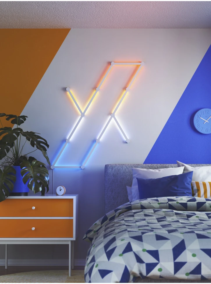 Розумна система освітлення Nanoleaf Lines Starter Kit Apple HomeKit 15 шт (NL59-K-6002LW15PKEU) фото 7