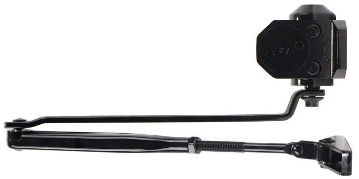 Доводчик дверний Cisa 60460/60470.03.0.44 STD до 80 кг чорний (37897) фото 3