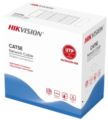 Кабель вита пара Hikvision U/UTP CAT5E 4P 24AWG PE (бухта 305м) (DS-1LN5EO-UU/E)
