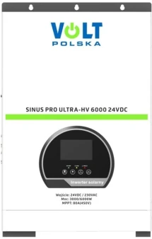 Гібридний інвертор Volt Polska SinusPro Ultra-HV 6000 (3 кВт) 1-фазний