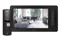 Комплект відеодомофону Arny AVD-7006 Black/Dark brown