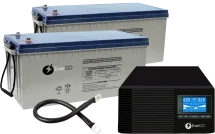 Комплект резервного питания EnerGo NRG-1500 + Аккумулятор EnerGo GEL 12V 200Ah (NRG-GL12200)