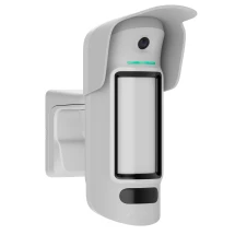 Беспроводной датчик движения «штора» с технологией двойного обнаружения и расширенными возможностями фотоверификации тревог Ajax CurtainCam Outdoor HighMount (PhOD) Jeweller White (142717.359.WH1)