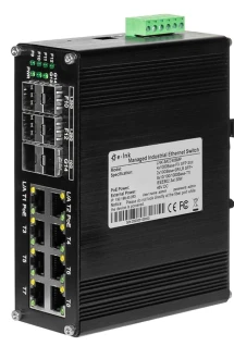 PoE комутатор E-LINK ETH-IMC2408MP (73-00150)