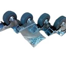 Комплект коліс до серверних стійок E-server d – 80мм з гальмом (49002)