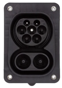 Розетка для зарядки электромобиля Duosida CCS Combo 2 (Male), 200A, 32A, 3-фазна (EV200436)