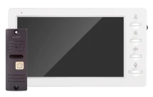 Комплект відеодомофону Arny AVD-7008FHD White/Brown