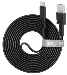 Кабель RivaCase PS6002 BK12 Type-C to USB-A 1.2 м Black