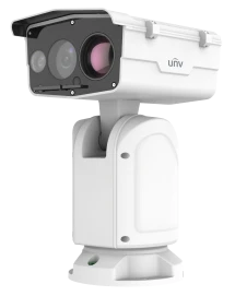 ІР-відеокамера вулична поворотна Uniview TIC7626EL-GAF75-4X56-VH1 White