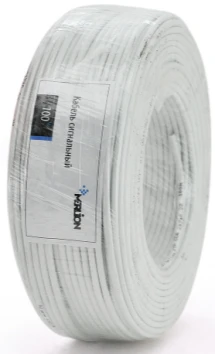 Кабель сигнальный Merlion КСВП ССА 4x7/0,22, бухта 100 м (ML-KSVP-4p22-W)