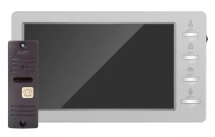 Комплект відеодомофону Arny AVD-7008FHD Light-gray/Brown