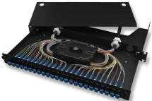 Патч-панель Corning 24xLC Duplex SM OS2 1U (LAN1-48AE-PGTL-B)