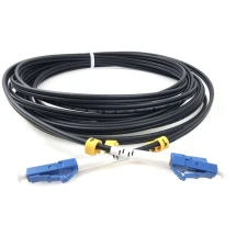 Патч-корд оптичний E-server duplex LC - LC (MM, 50/125, OM3 LSZH) 5 м (ES-LC-LC/UPC-5-MM-D)