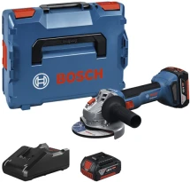 Угловая шлифмашина (болгарка) Bosch GWS 18V-8 Professional , 2 акб GBA 18V 5.0Ah и з/у GAL 18V-40, в кейсе (0.601.9N9.003)