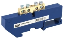 Шина нулевая IEK на DIN-ізоляторі ШНІ-6х9-4-Д-C (YNN10-69-4D-K07)