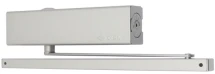 Доводчик дверний Cisa D5210.03.0.97 BC SLD HO з фіксацією до 80 кг сірий (39993)