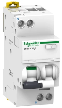 Диференціальний автоматичний вимикач Schneider Electric Acti9 iDPN N Vigi (1P+N, 16A, крива C, 6000A, тип AC, 30мА) (A9D31616)