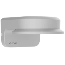 Настінний кронштейн 174 мм для дротової IP-камери відеоспостереження. Має адаптер для камери з моторизованим варіофокальним обʼєктивом. Ajax MountCam A2 White (147753.371.WH1)