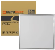 Светильник светодиодная панель Євросвітло PANEL promo pack (36 Вт, 6400 К) (40368)