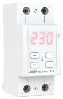 Реле напруги ZUBR D2-50 red
