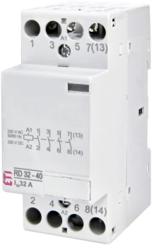 Модульный контактор ETI RD 32-40 230В AC/DC (2464078)