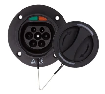 Розетка для заряджання електромобіля HiSmart Type 2 (Male), 32A, 3-фазна (EV200634)