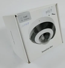 (Уценка) Проводная охранная IP-камера Ajax DomeCam Mini (5 Mp/2.8 mm) White