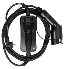 Зарядний пристрій для електромобіля HiSmart Type 1 - Schuko (220Вт), 16A, 3.6кВт, 1-фазний, 5м (EV200689)