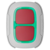 Беспроводная тревожная кнопка для объектов повышенного риска Ajax Superior DoubleButton G3 Jeweller White (138642.79.WH1)