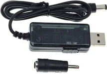 Кабель питания Maxxter USB-AM на 5.5 / 3.5 мм, 9/12В для роутеров (UB-DC9/12-0.8M)