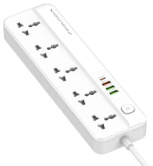 Мережевий фільтр ProLogix Premium PR-SC5415W 5/2m, 4xUSB White (PR-SC5415W)
