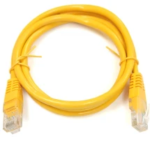 Патч-корд Kingda UTP, Cat.5e, 0,25m (PAUT3025-YL)