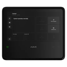 Беспроводной прибор приемно-контрольный пожарный (ППКП) с поддержкой устройств для защиты от вторжения Ajax EN54 Fire Hub Jeweller Black (125733.315.BL)