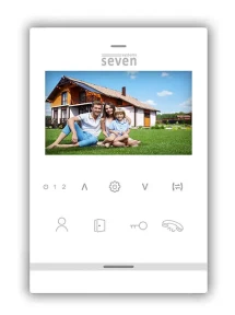 Відеодомофон SEVEN DP–7541 White