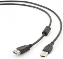 Кабель Cablexpert USB 2.0 AM - AF 4.5 м з феритовим фільтром (CCF-USB2-AMAF-15)