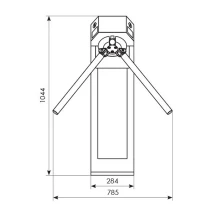 Турнікет трипод Expert окраш. сталь електро, штанга нержавіюча сталь, 3.6.4, Proxy + Proxy Lot 6194